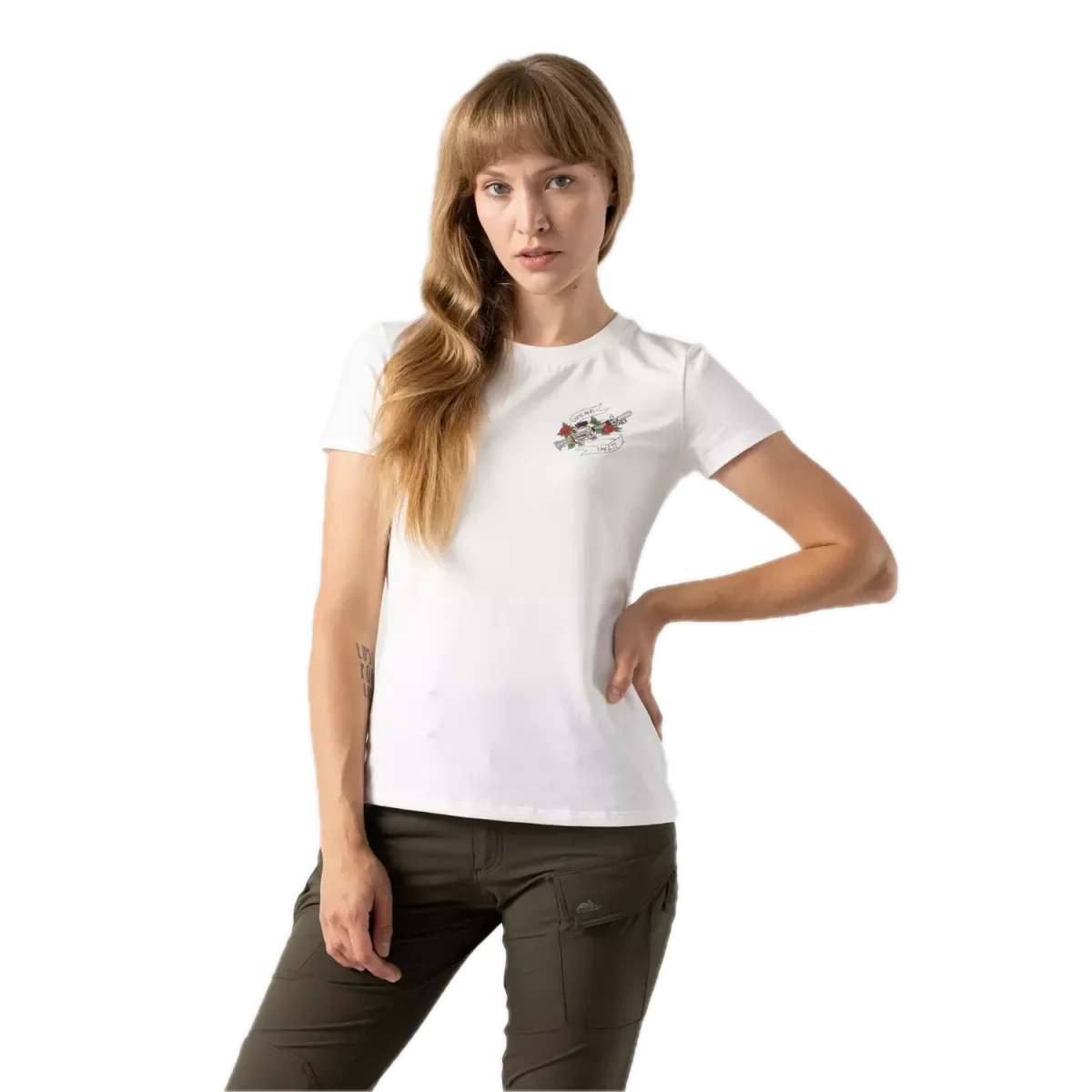 Женская футболка Helikon-Tex Women's T-shirt Slim (Come and take it)