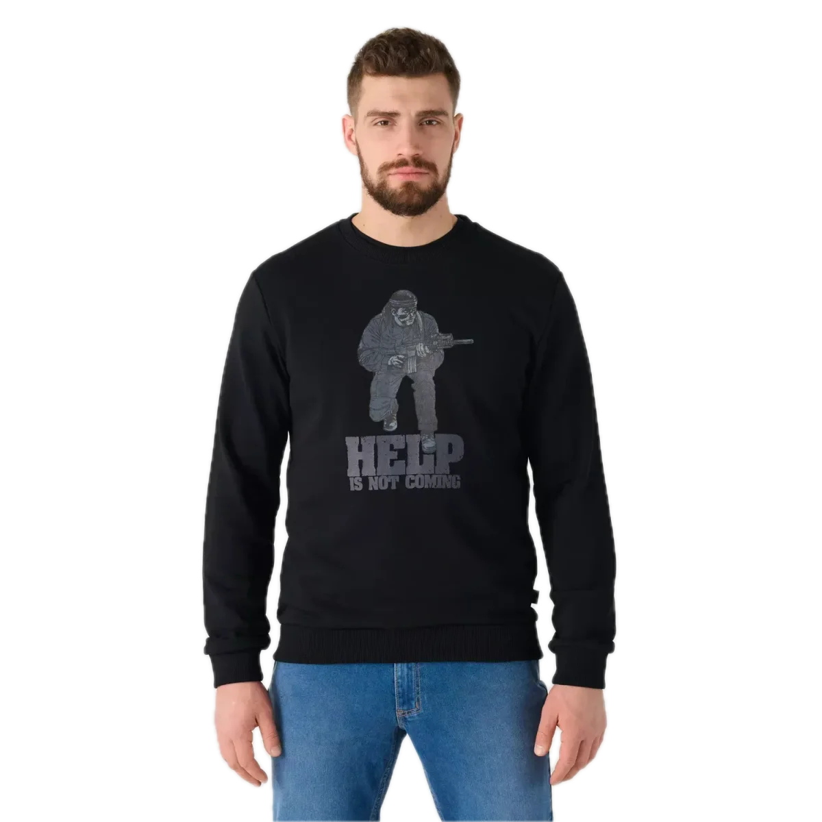 Толстовка Helikon-Tex Crewneck (Help is not coming)