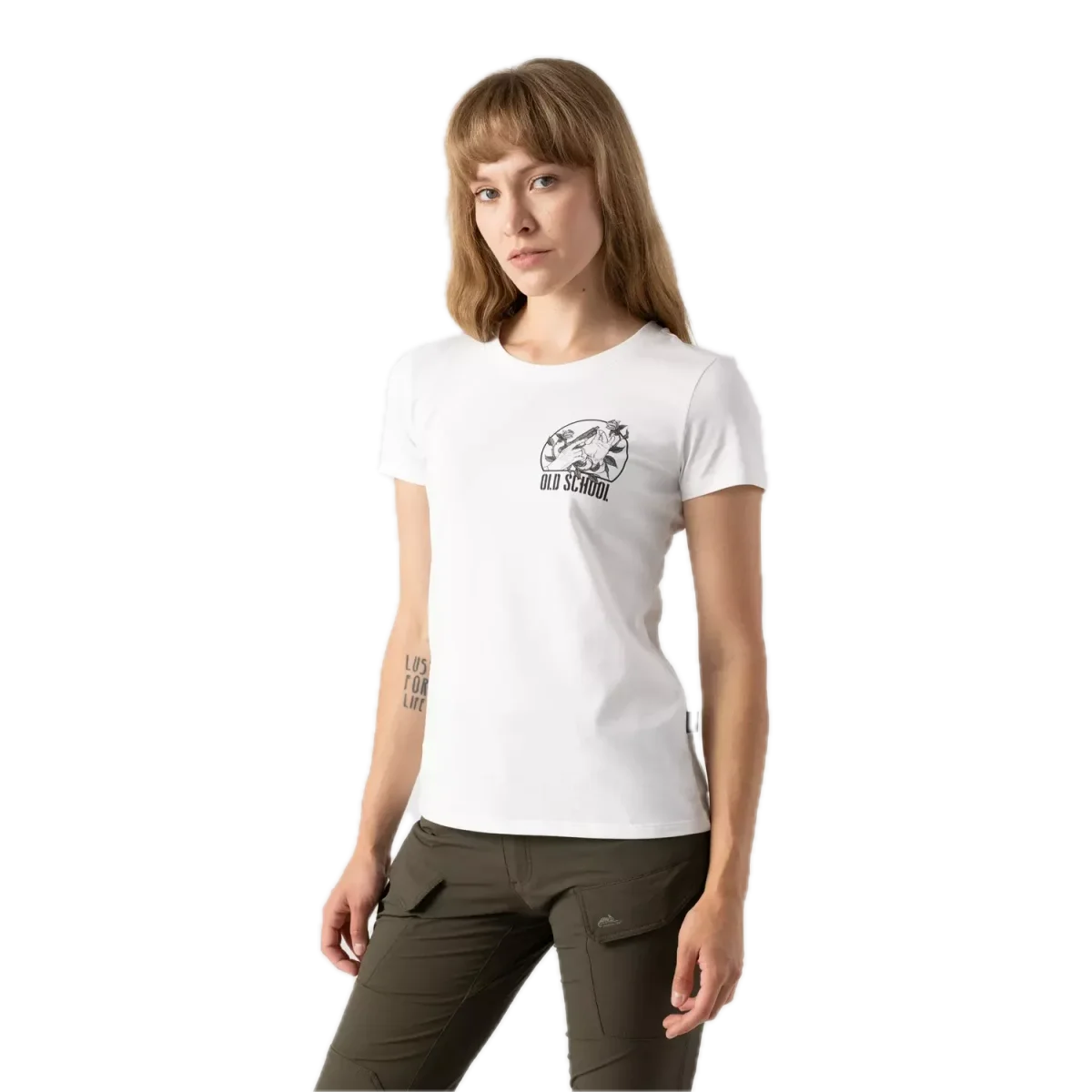 Женская футболка Helikon-Tex Women's T-shirt Slim (Old school)